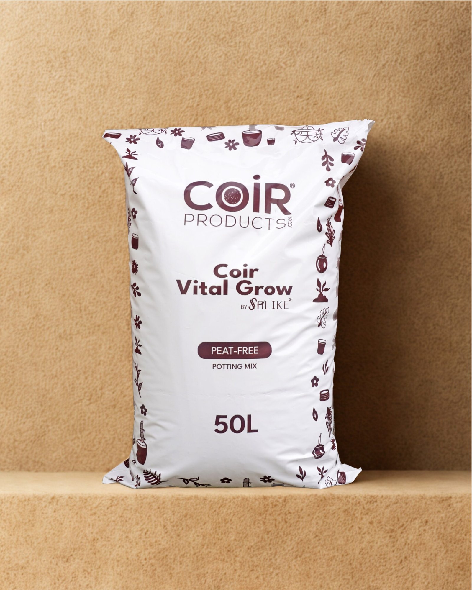 CoirProducts Coir Vital Grow® 50L Coir Potting Mix Bag