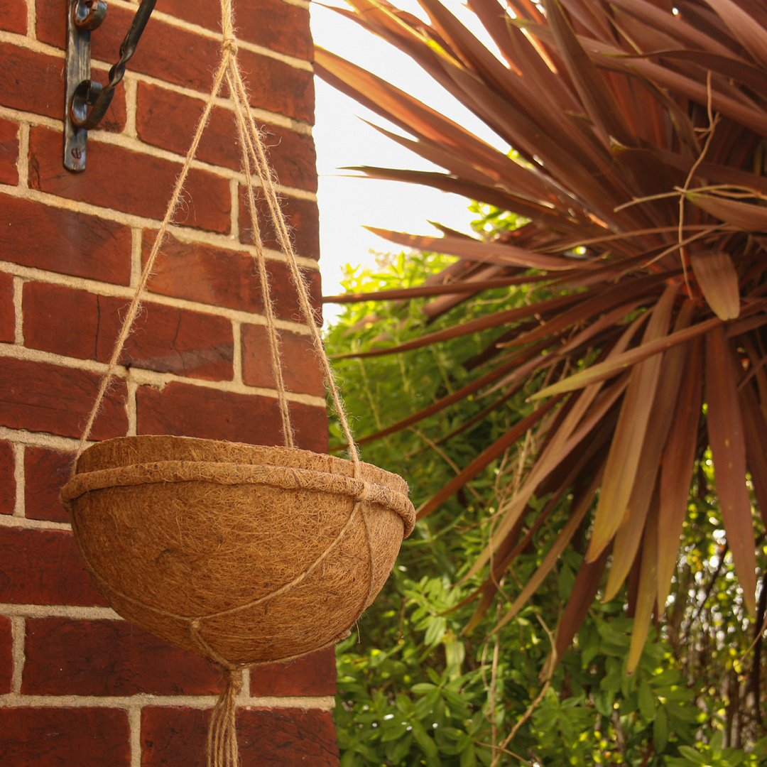 CoirProducts Hanging Baskets | Premium Biodegradable Coconut Fibre Baskets for Flowers, Herbs & Container Plants - Image 3