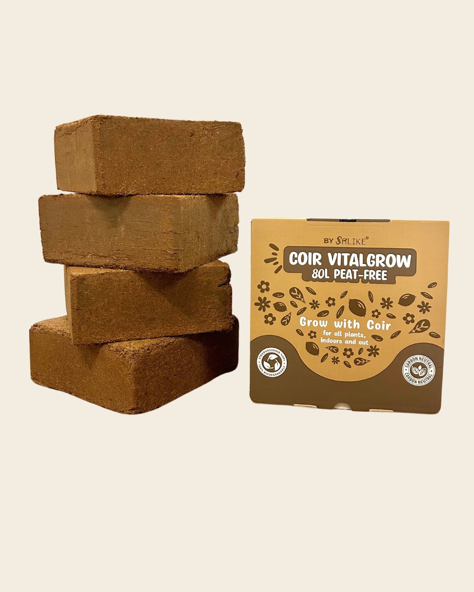 No Peat, Only Coir (80L X 4)