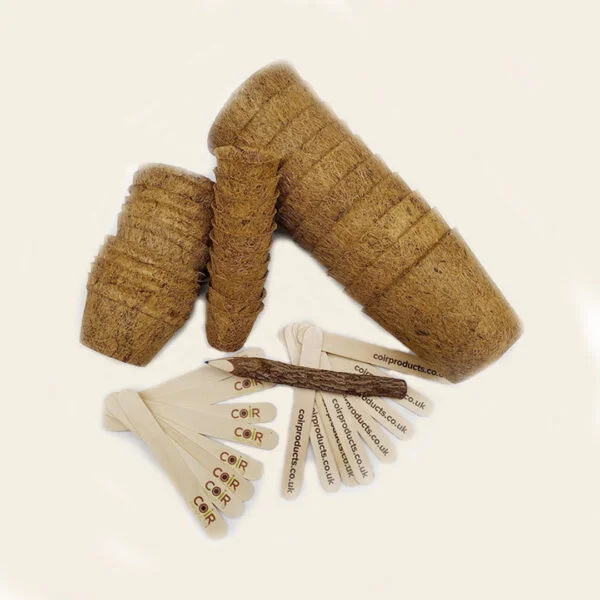 Plastic free pots for sowing