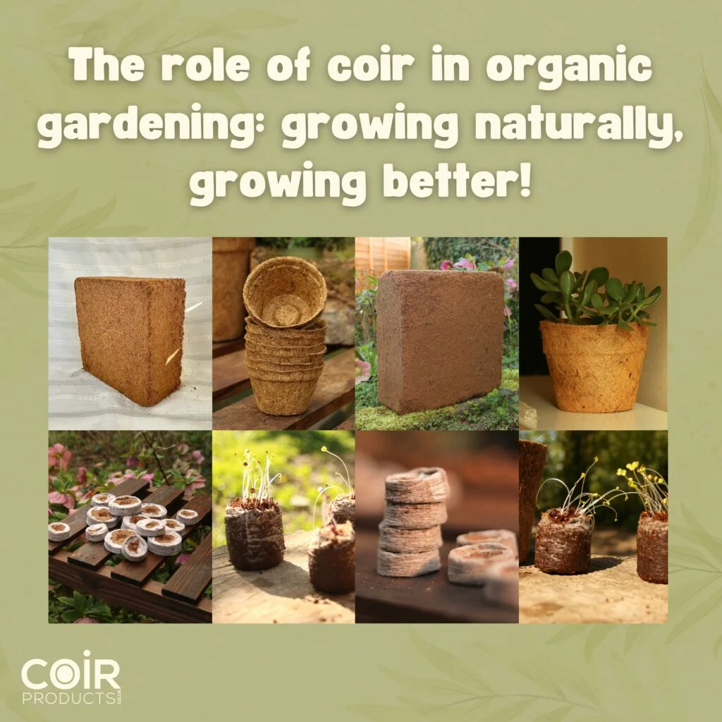 The role of coir in organic gardening: growing naturally, growing better